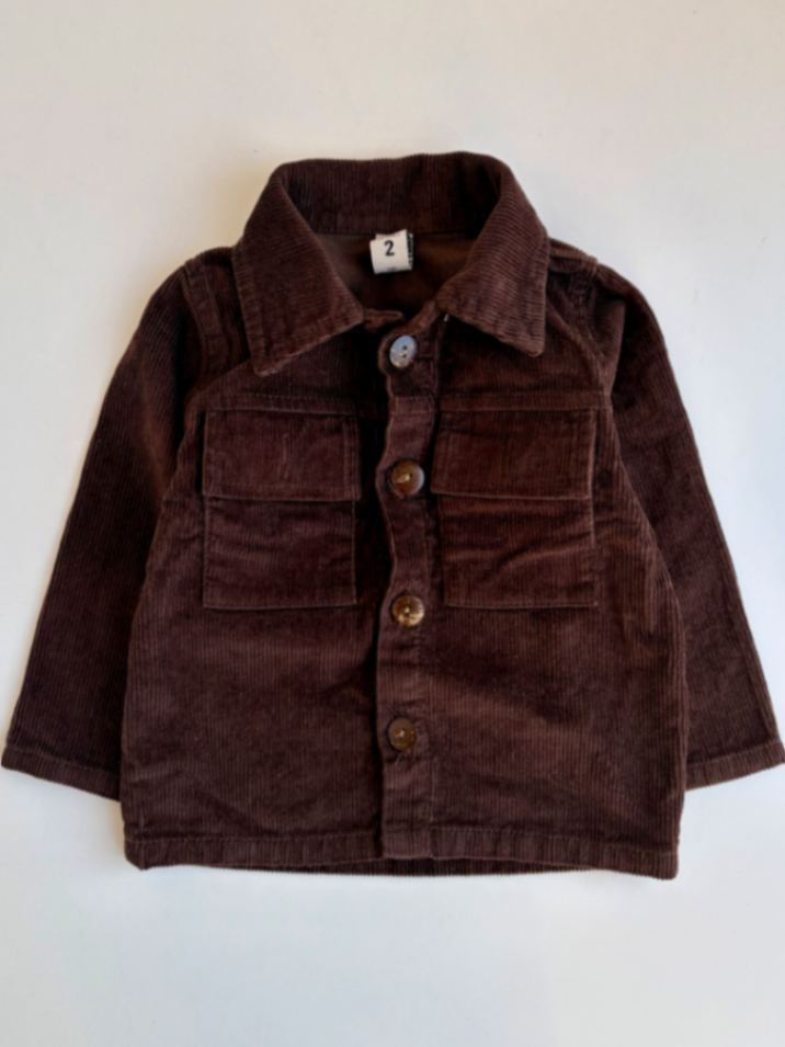 Campera de corderoy  chocolate