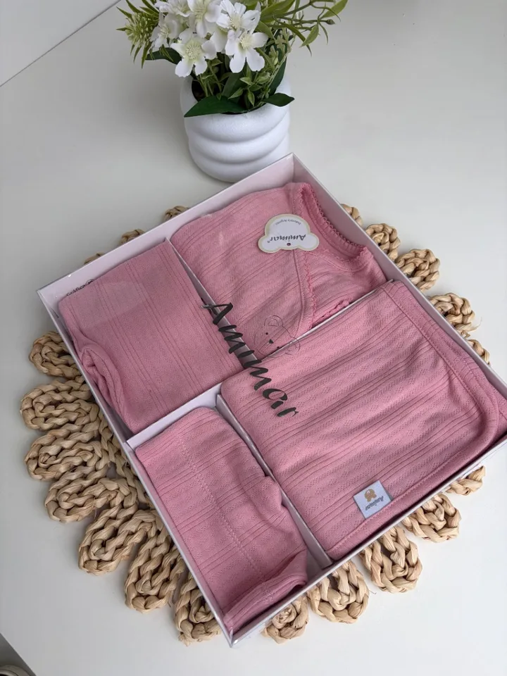 Ajuar de nacimiento rosa