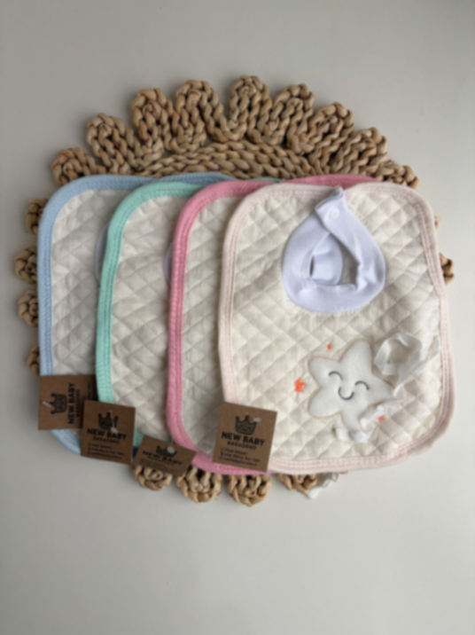 Baberos matelasse con impermeable