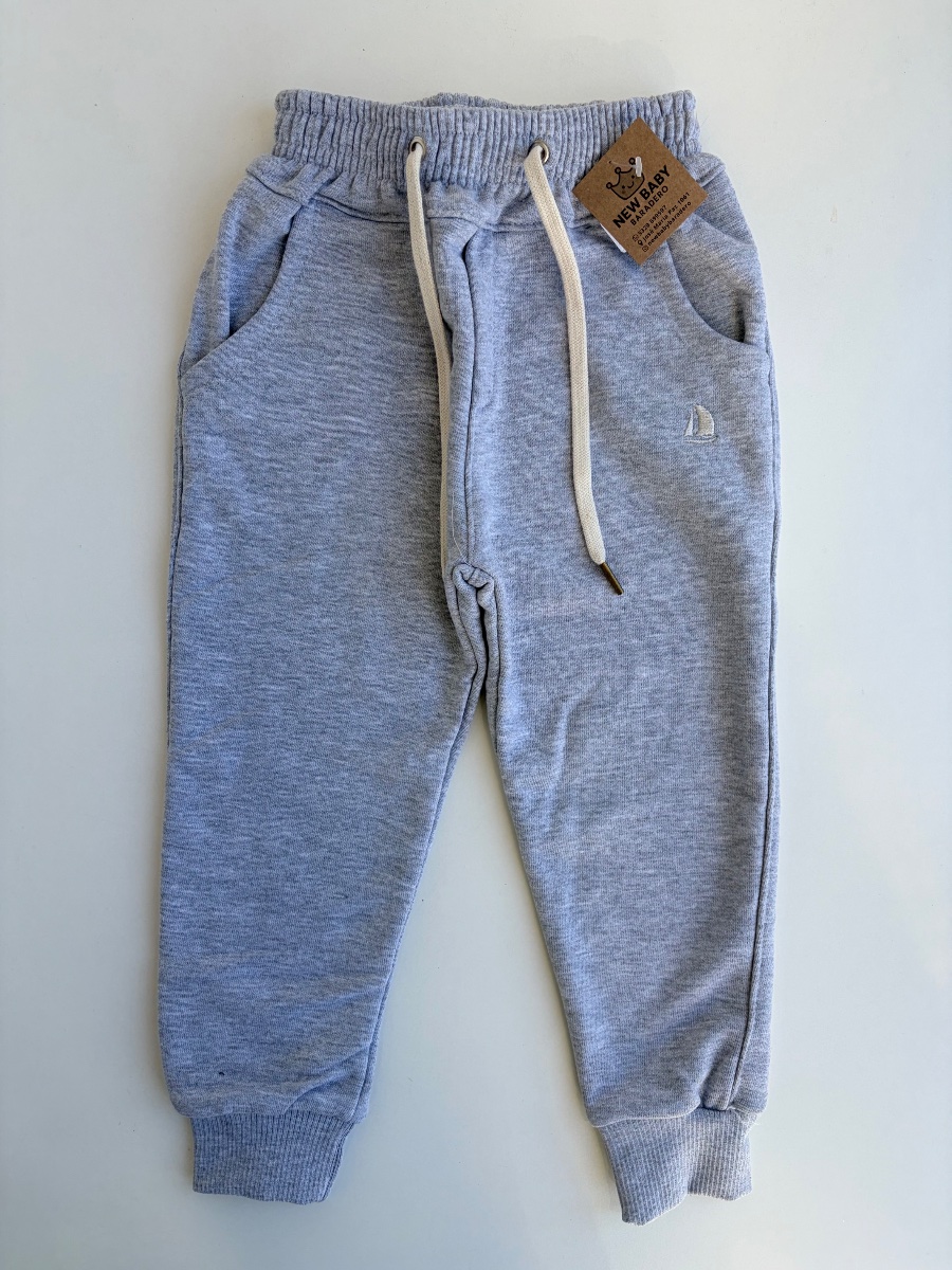Babucha gris melange rustico 