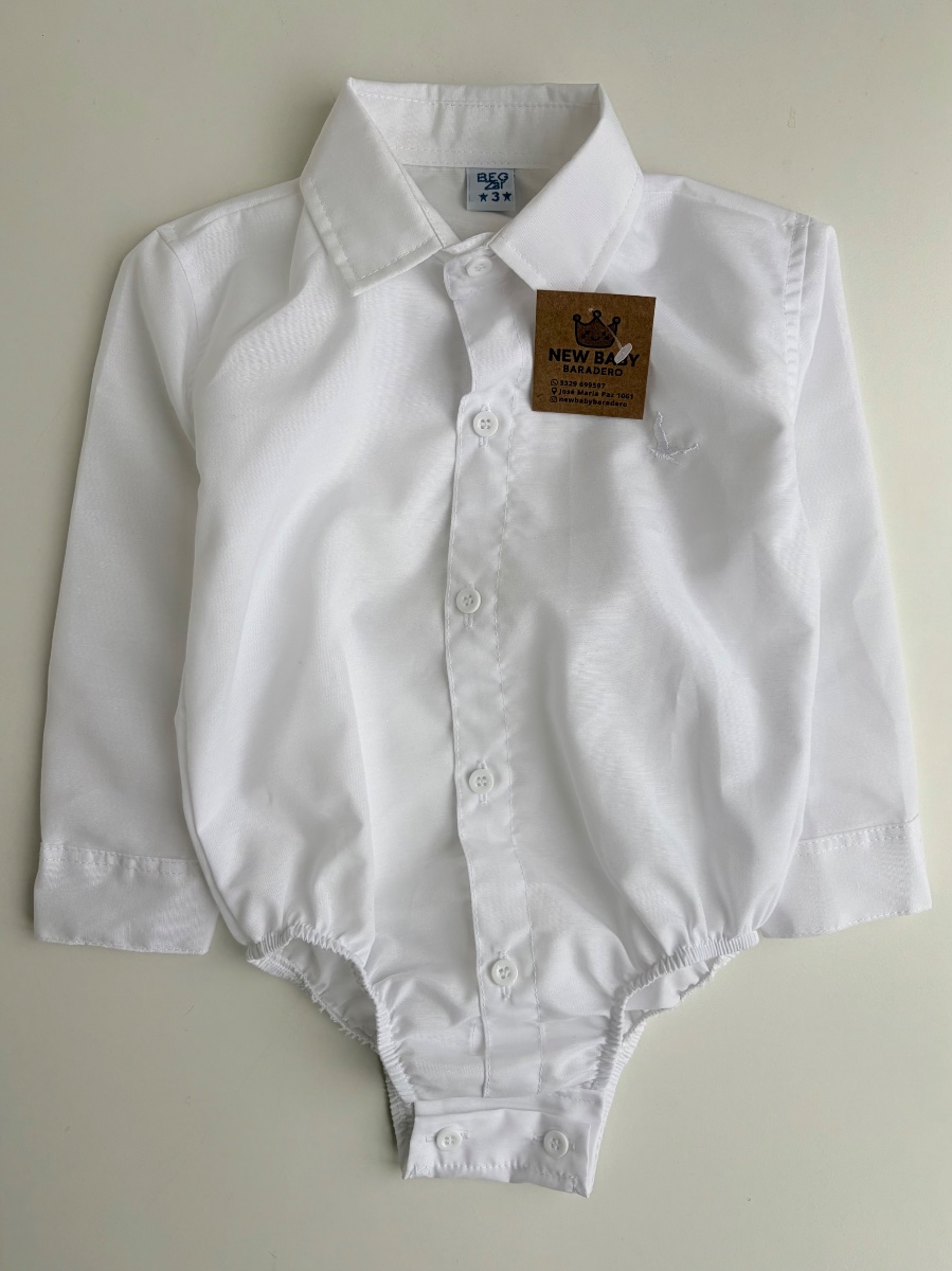 Body camisa blanca lisa
