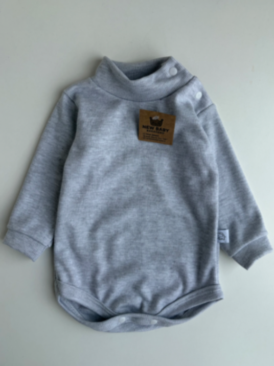 Body media polera de algodón/gris