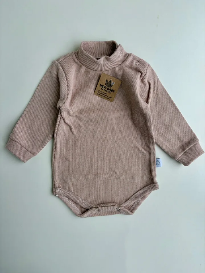 Body térmico beige gaspeado