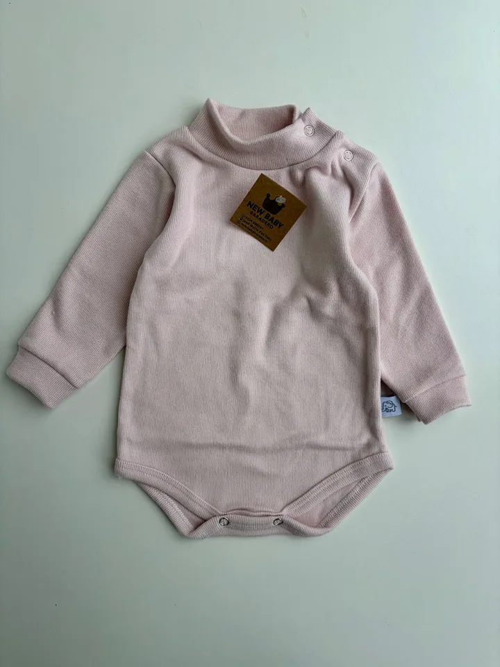 Body térmico rosa bebe gaspeado