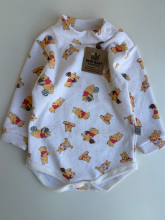 Body Winnie Pooh media polera de algodón