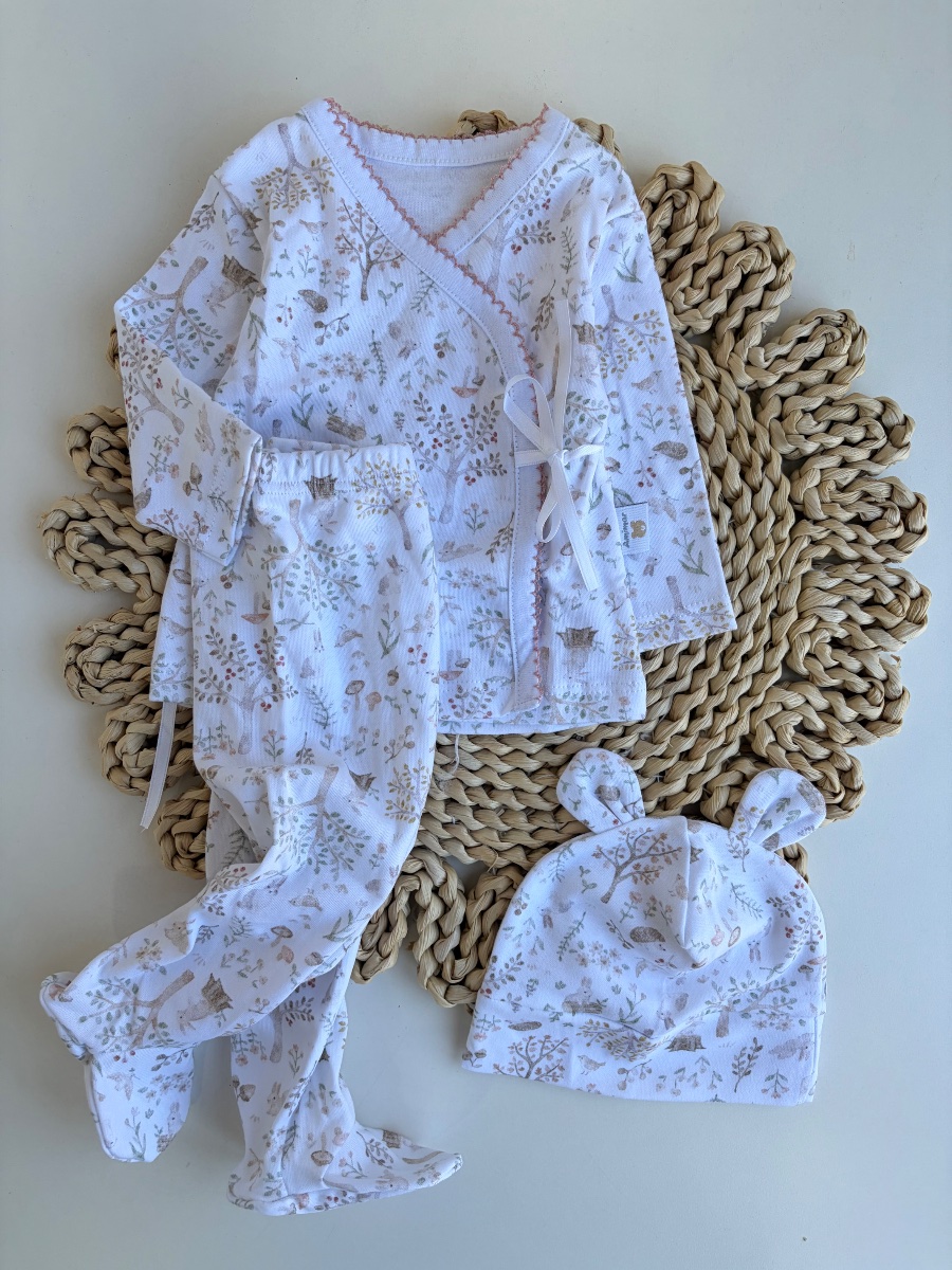 Body y ranita nordico beige