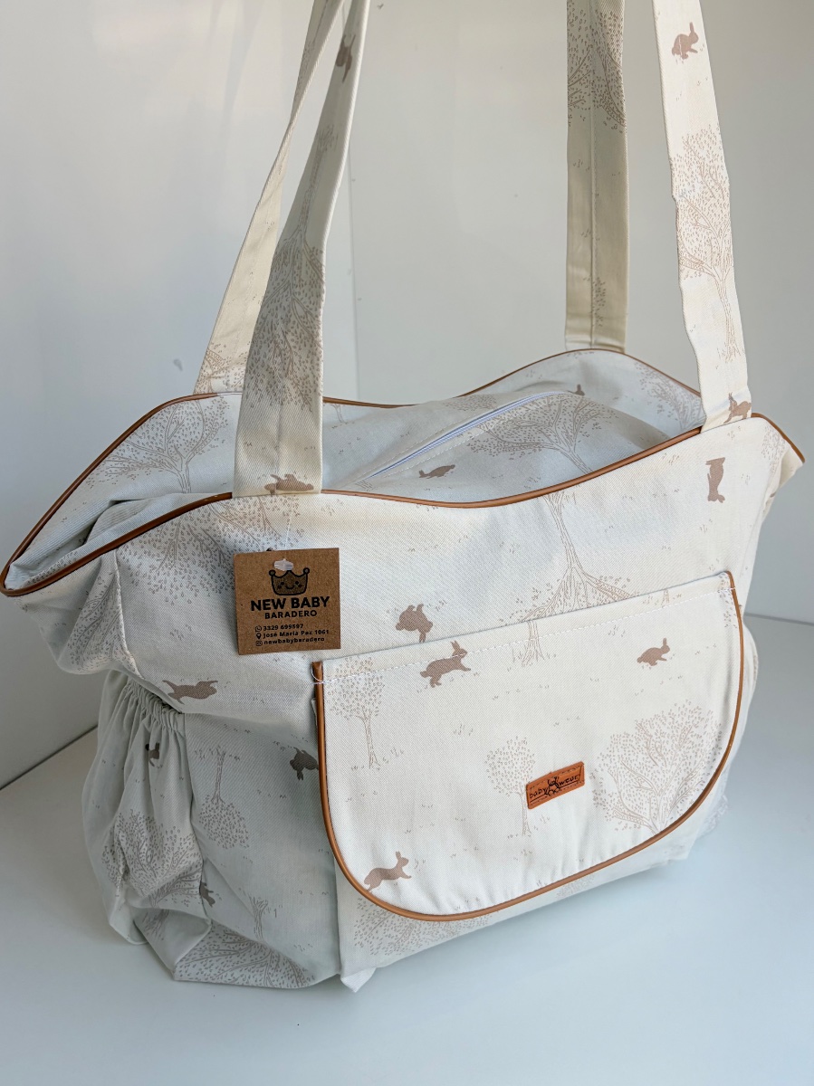 Bolso de gabardina "conejitos"  