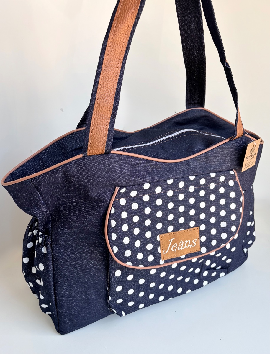 Bolso de jean "Lunares"
