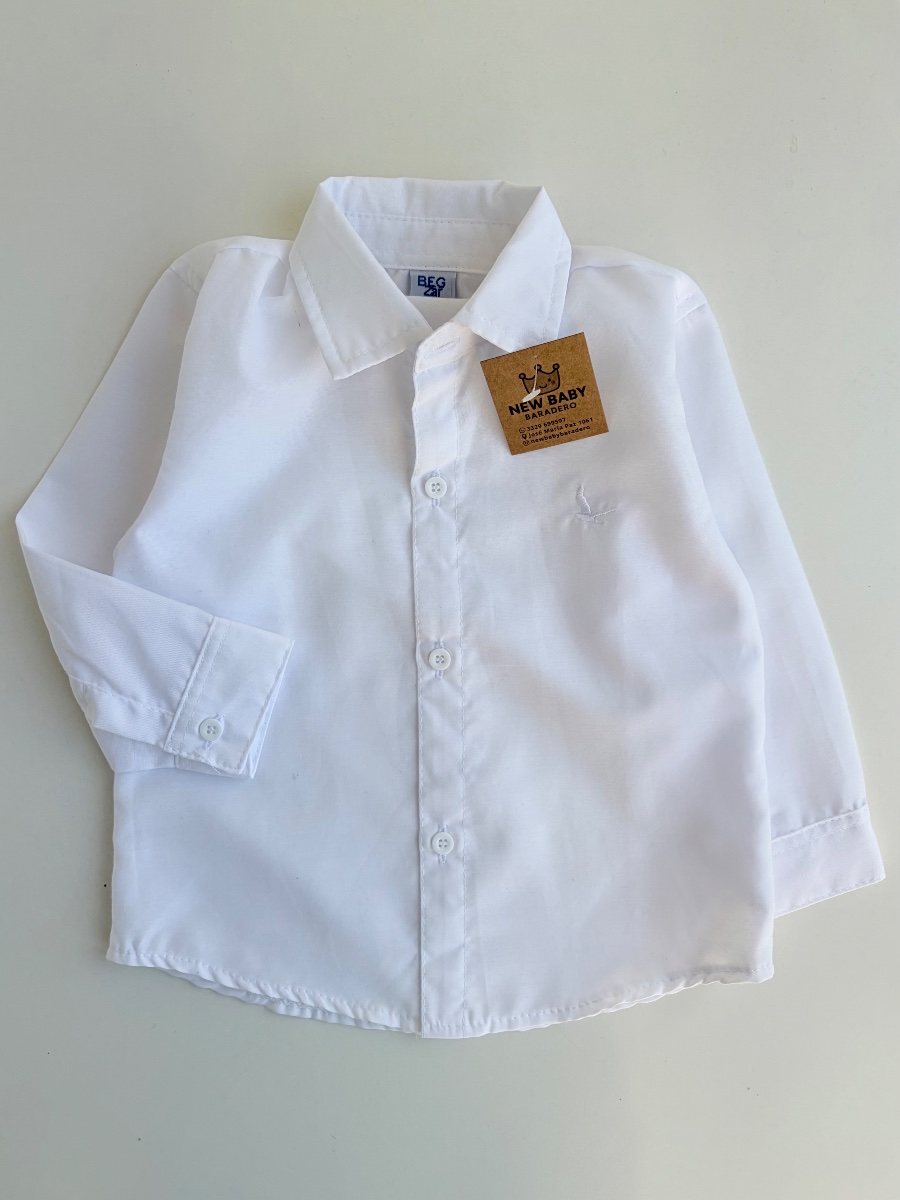 Camisa blanca lisa