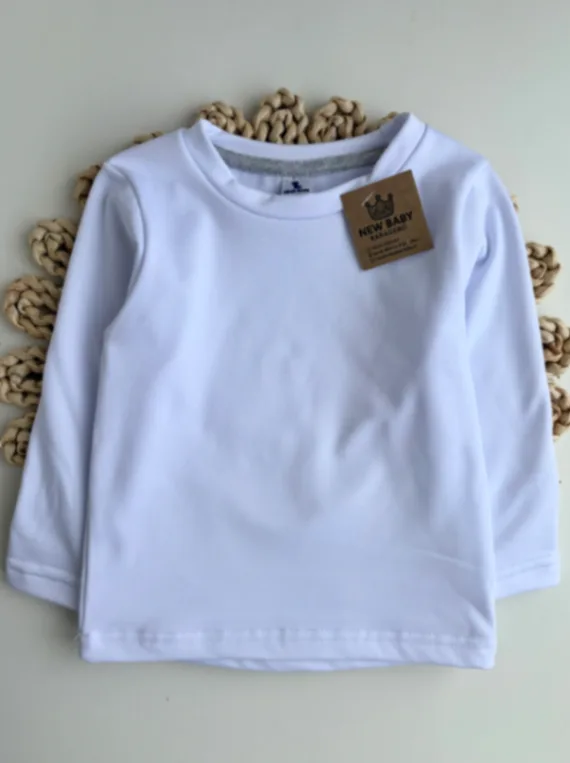 Camiseta blanca térmica bebe 