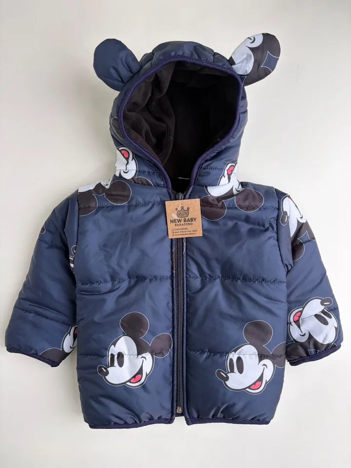 Campera azul marino estampa mickey