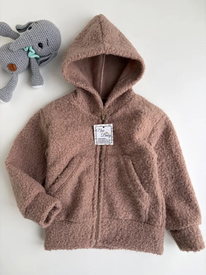 Campera bucle beige