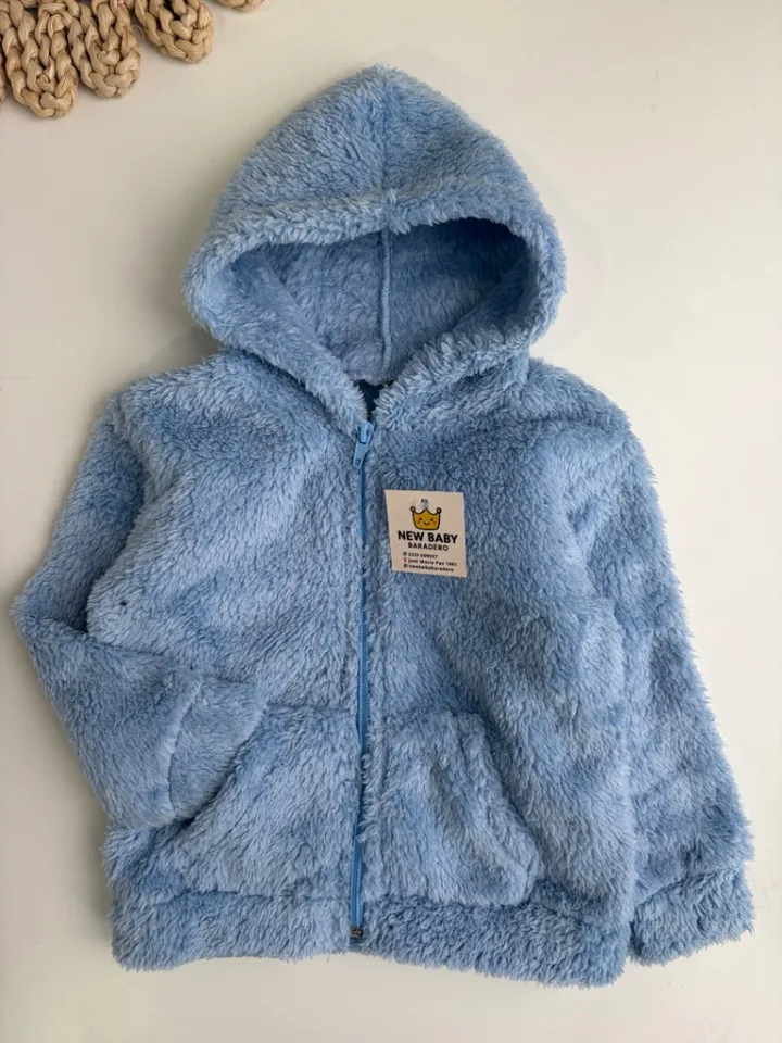 Campera celeste corderito