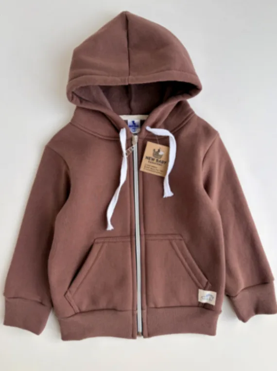 Campera chocolate lisa