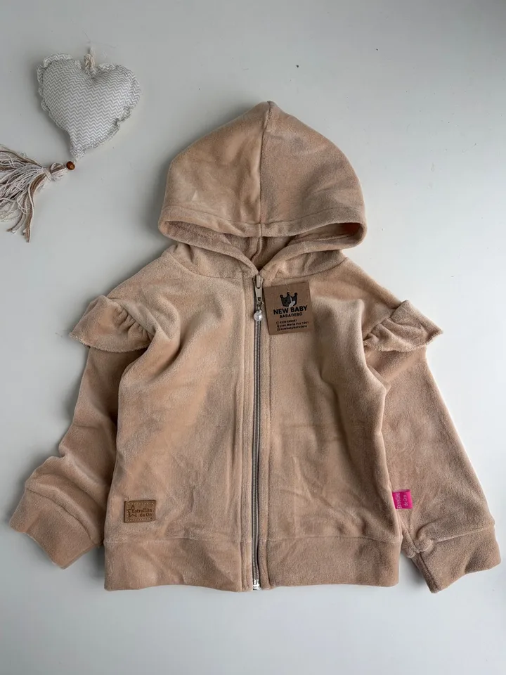 Campera de plush beige