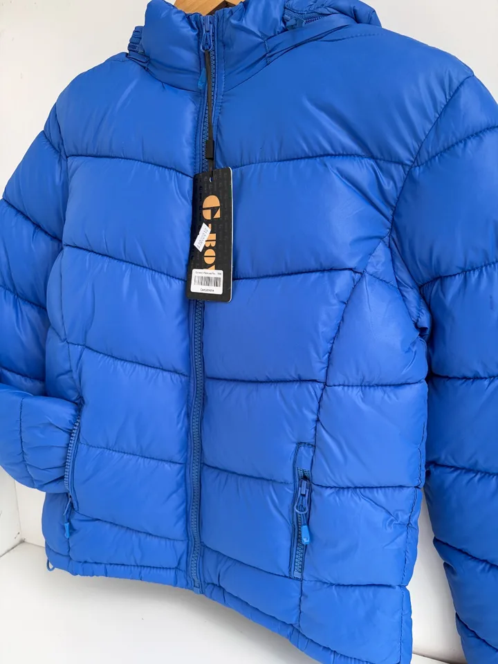 Campera inflable azul francia