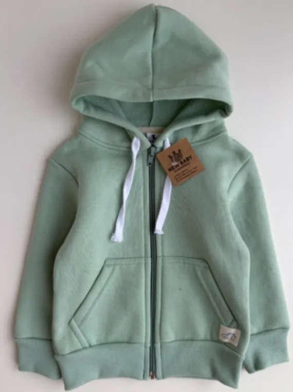 Campera verde lisa 