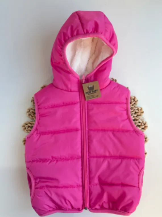 Chaleco rosa chicle inflable