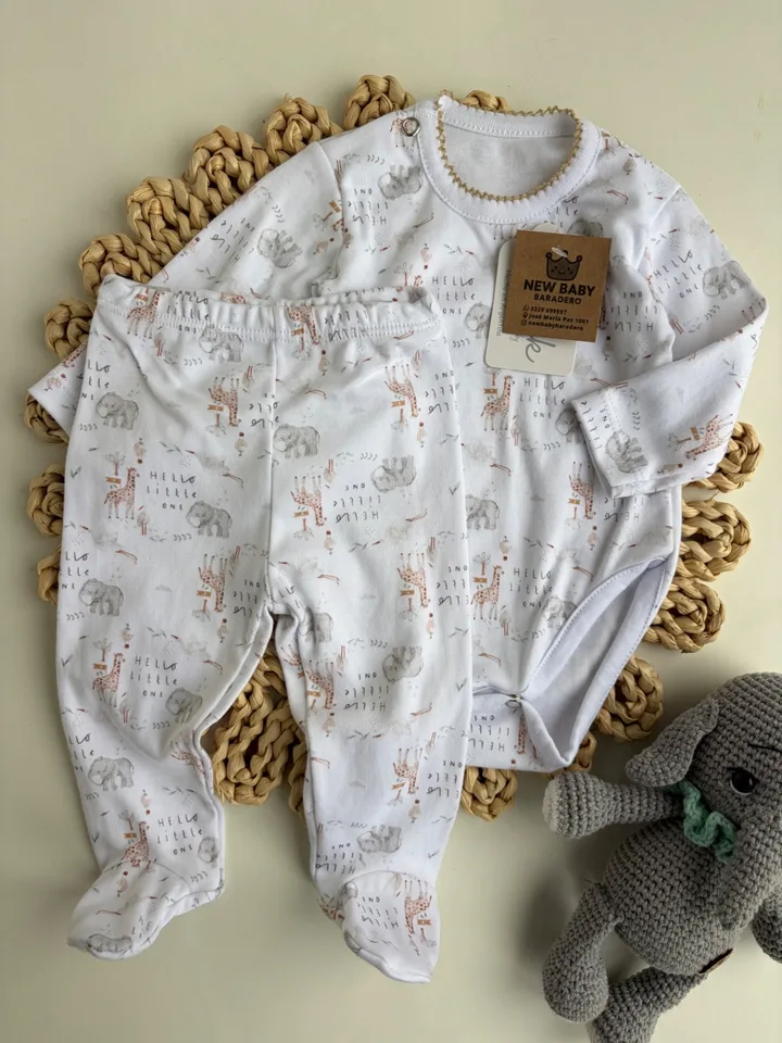 Conjunto de algodon body y ranita