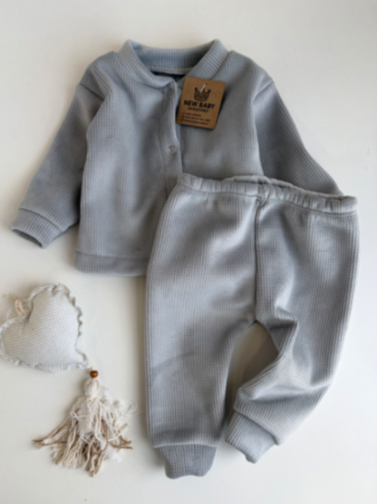 Conjunto de plush gris