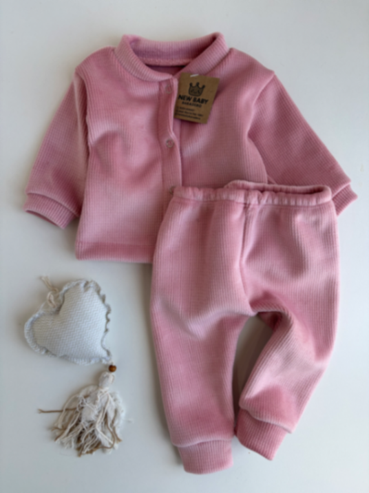Conjunto de plush rosa