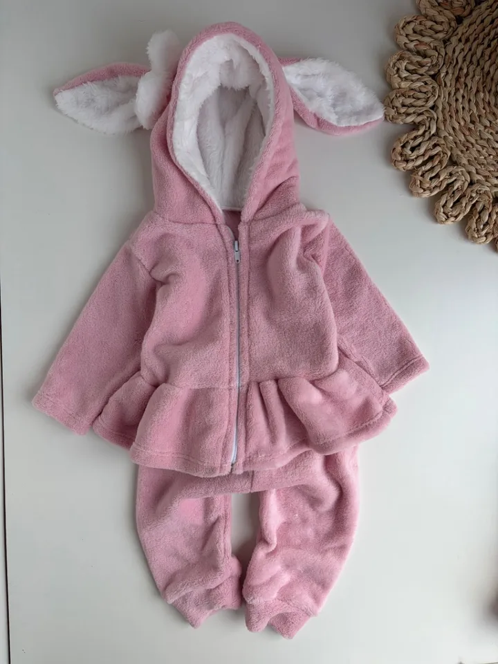 Conjunto piel rosa bebe