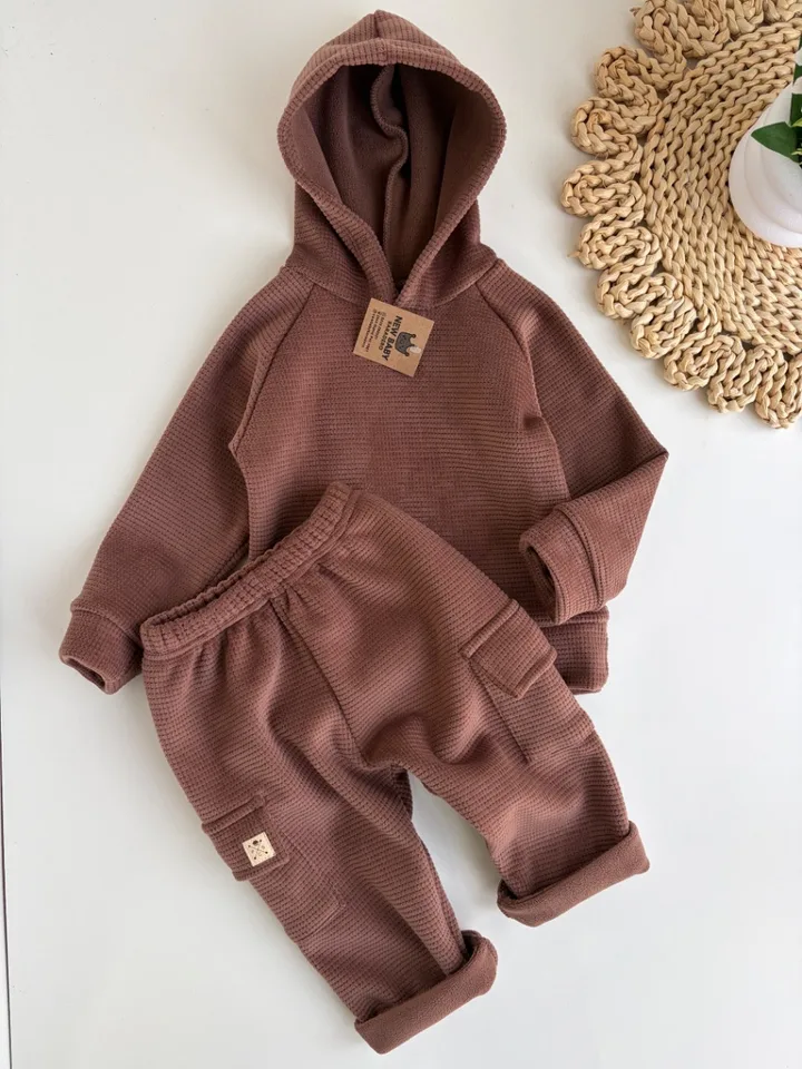 Conjunto wafle chocolate