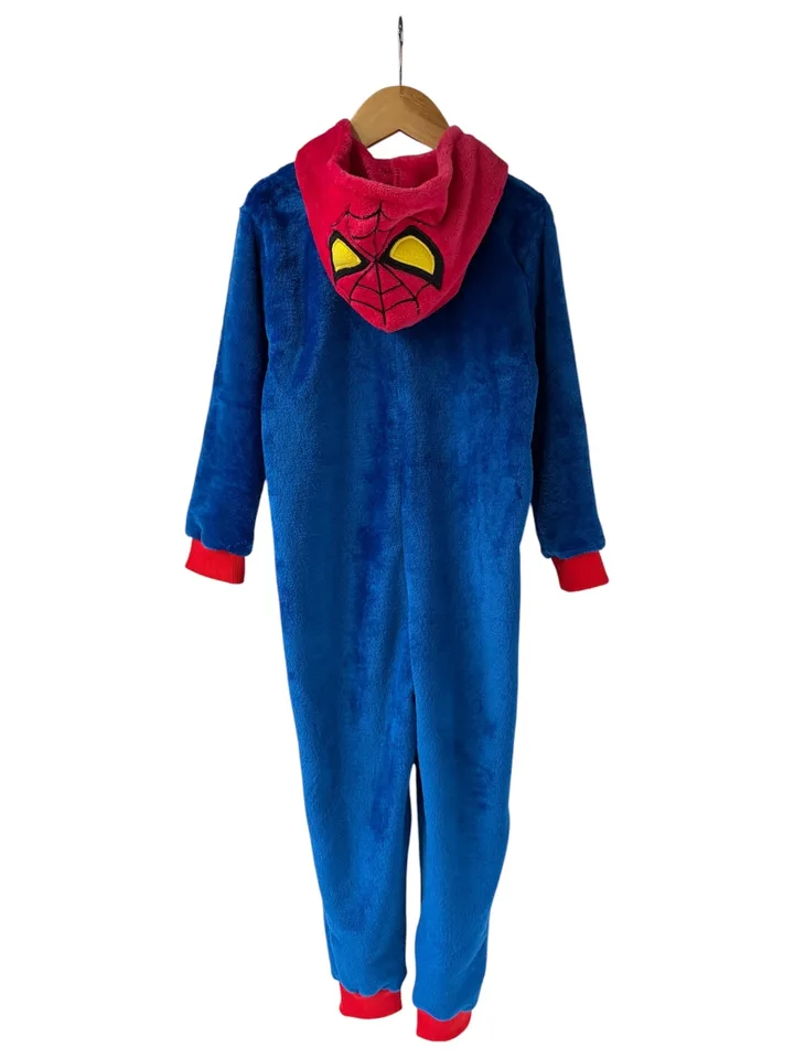 Enterito hombre araña azul
