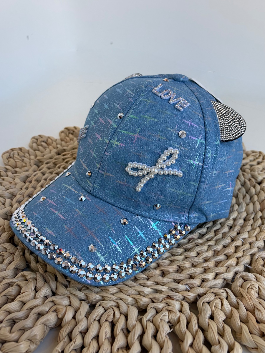 Gorra jean Moño love