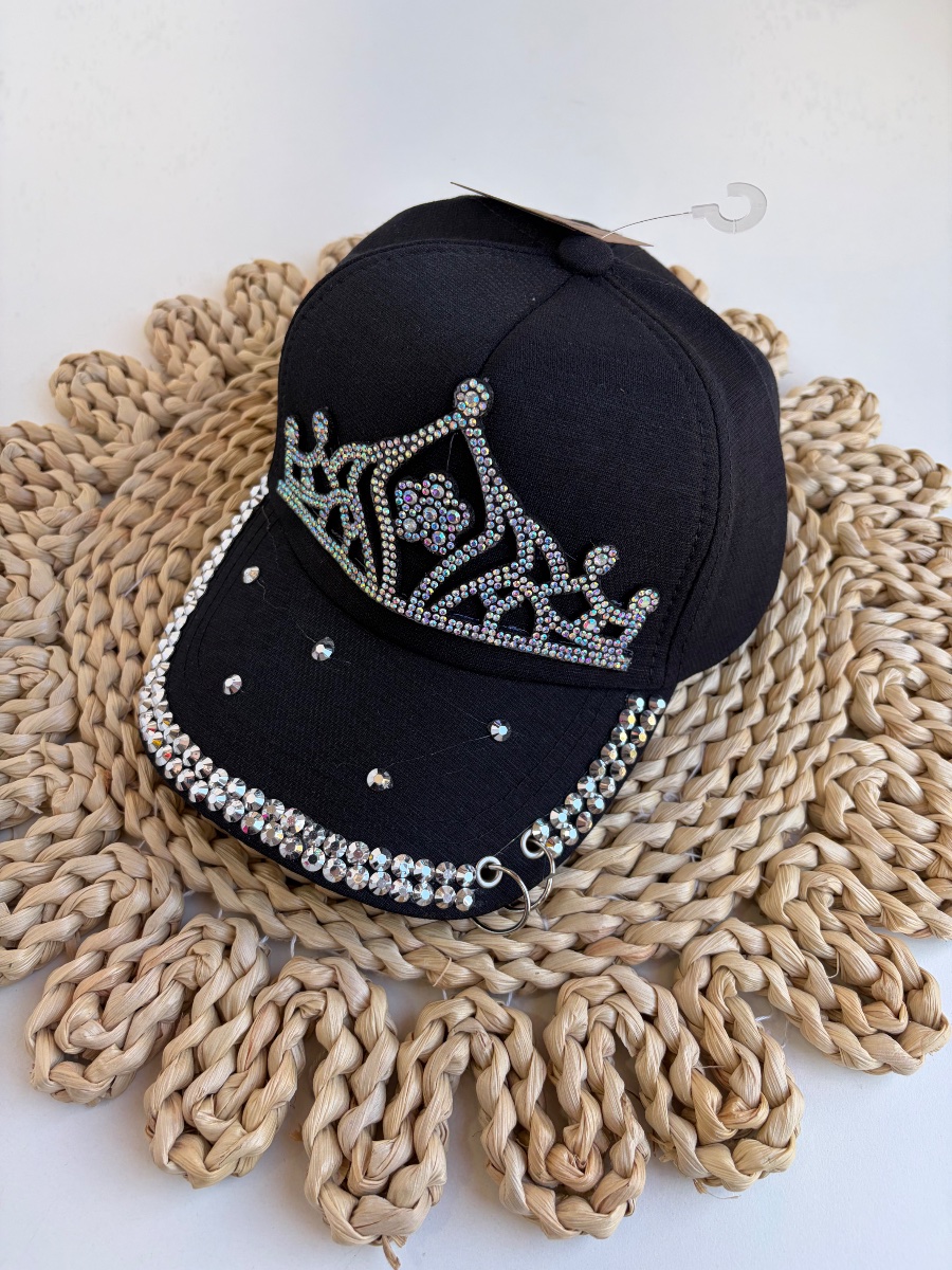 Gorra negra Corona
