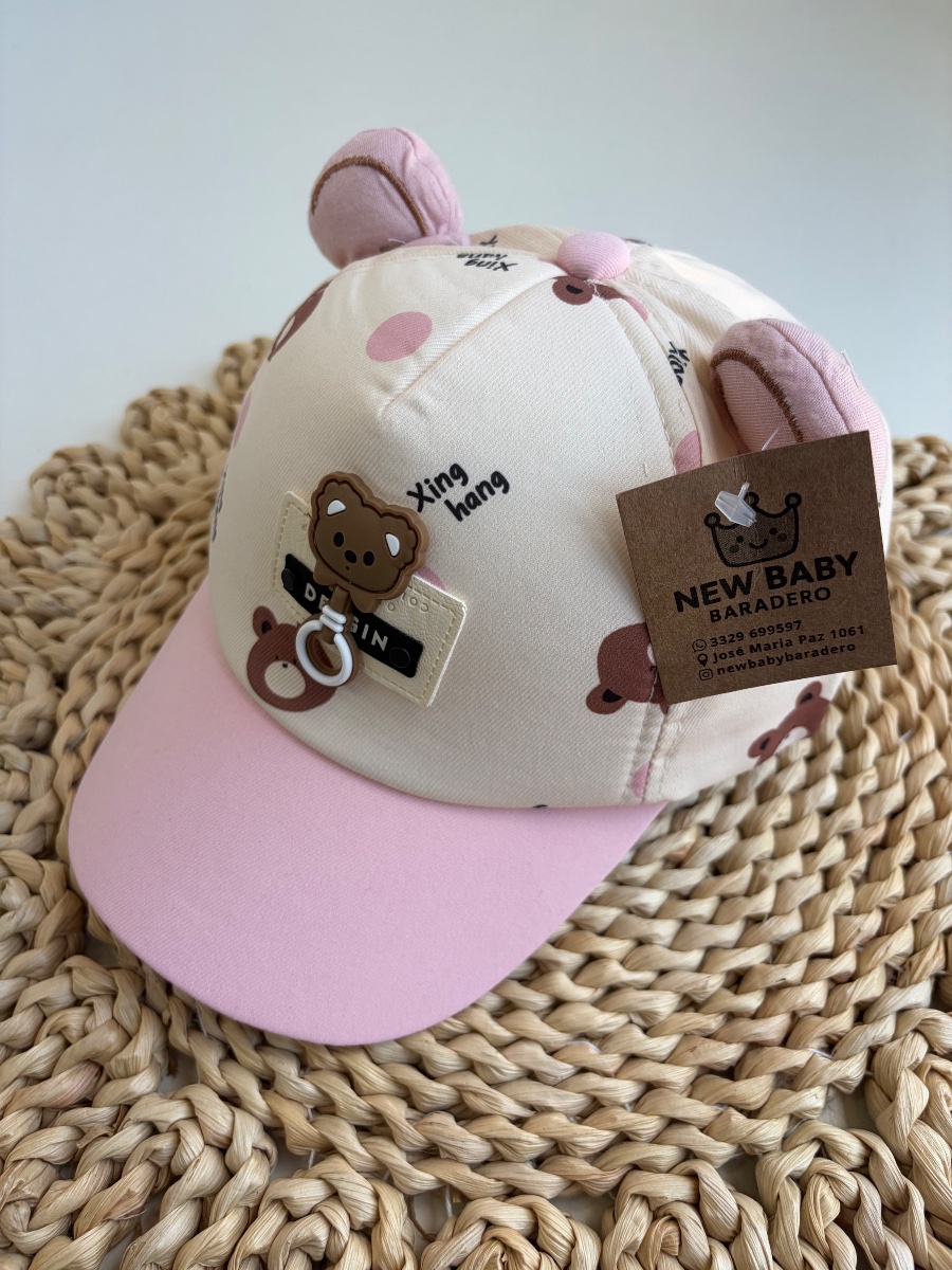 Gorra Osita Rosa