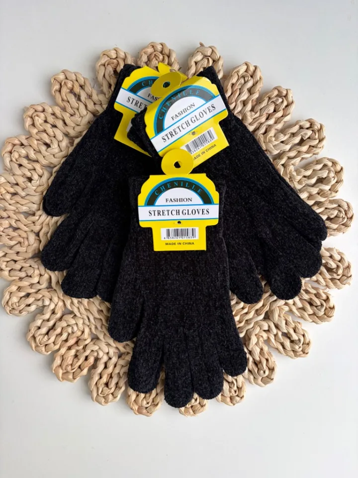 Guantes negros adulto