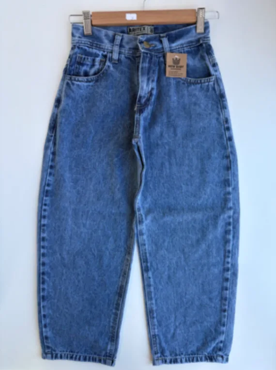 Jean baggy celeste