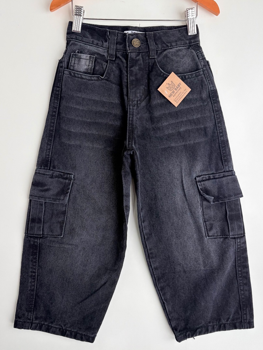 Jean  cargo gris