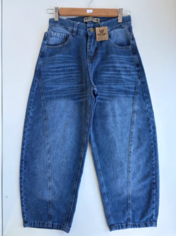 Jean celeste baggy bigote