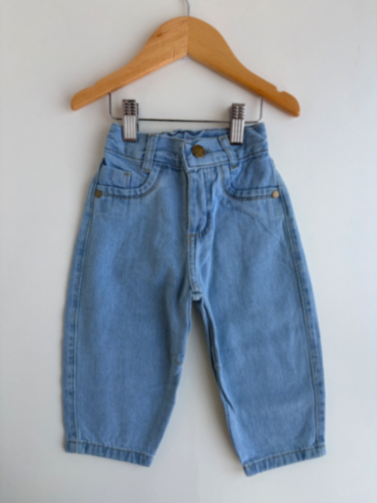 Jean baggy celeste