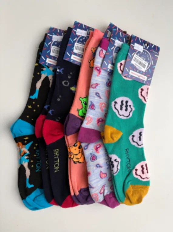 Medias RHYTON T4 estampada