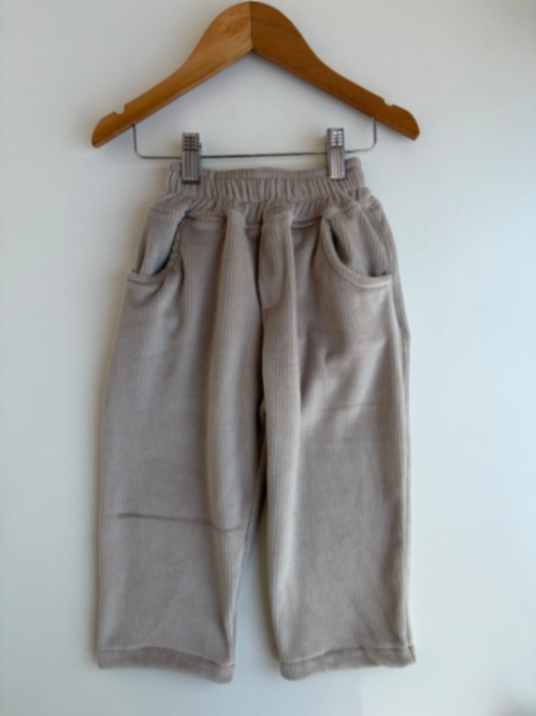 Pantalon abrigadito beige
