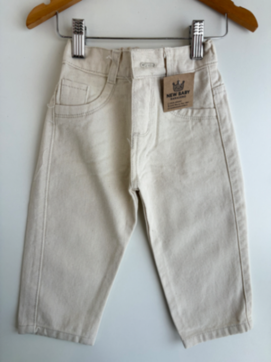 Pantalon baggy natural