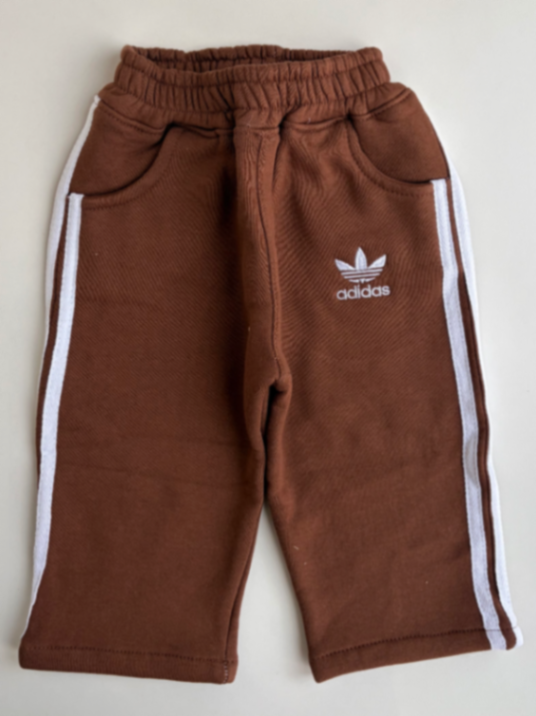 Pantalón chocolate algodón Adidas