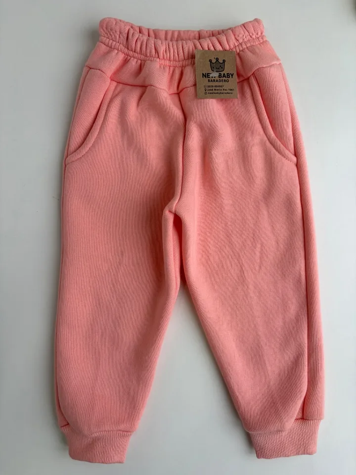 Pantalón de algodón. salmon