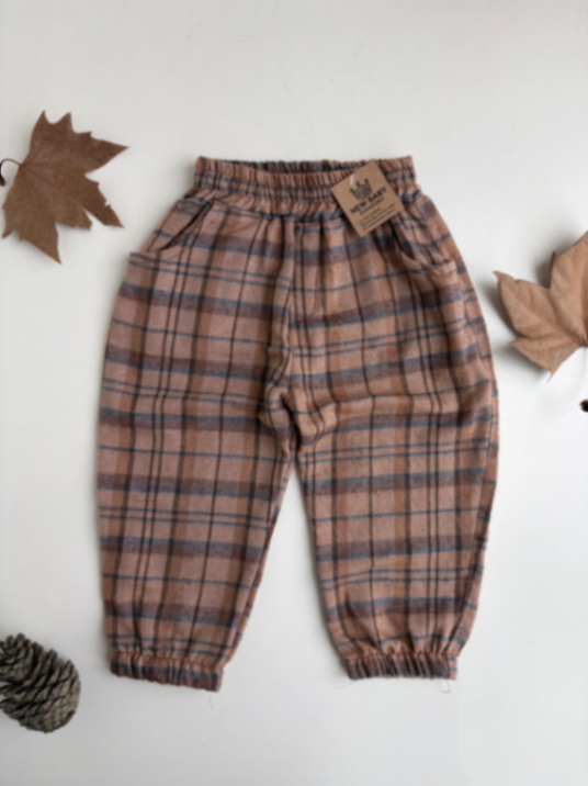 Pantalón de pilu marrón