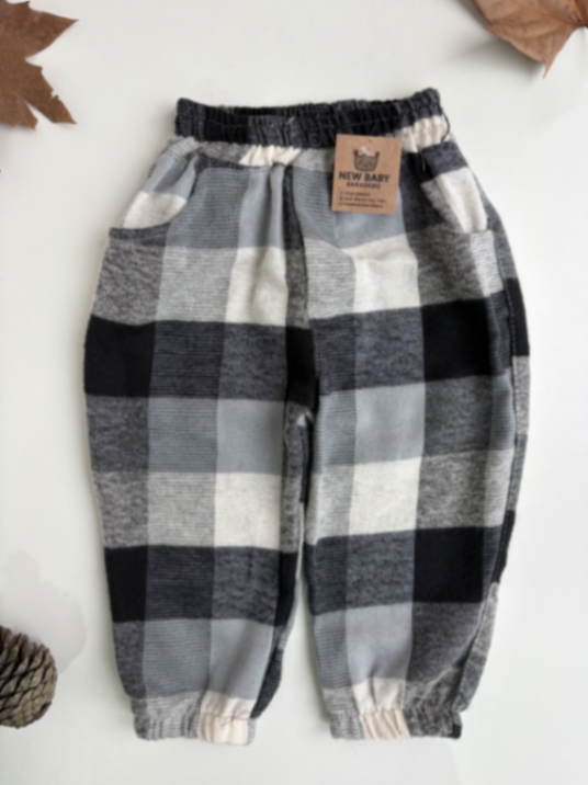 Pantalón de pilu negro