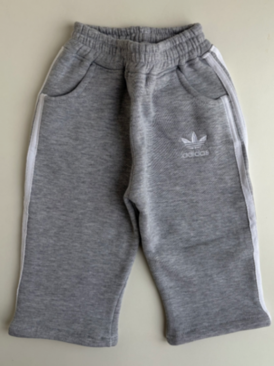 Pantalón gris algodón Adidas