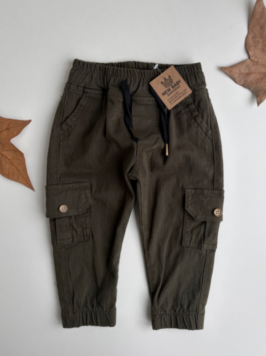 Pantalón jogger verde