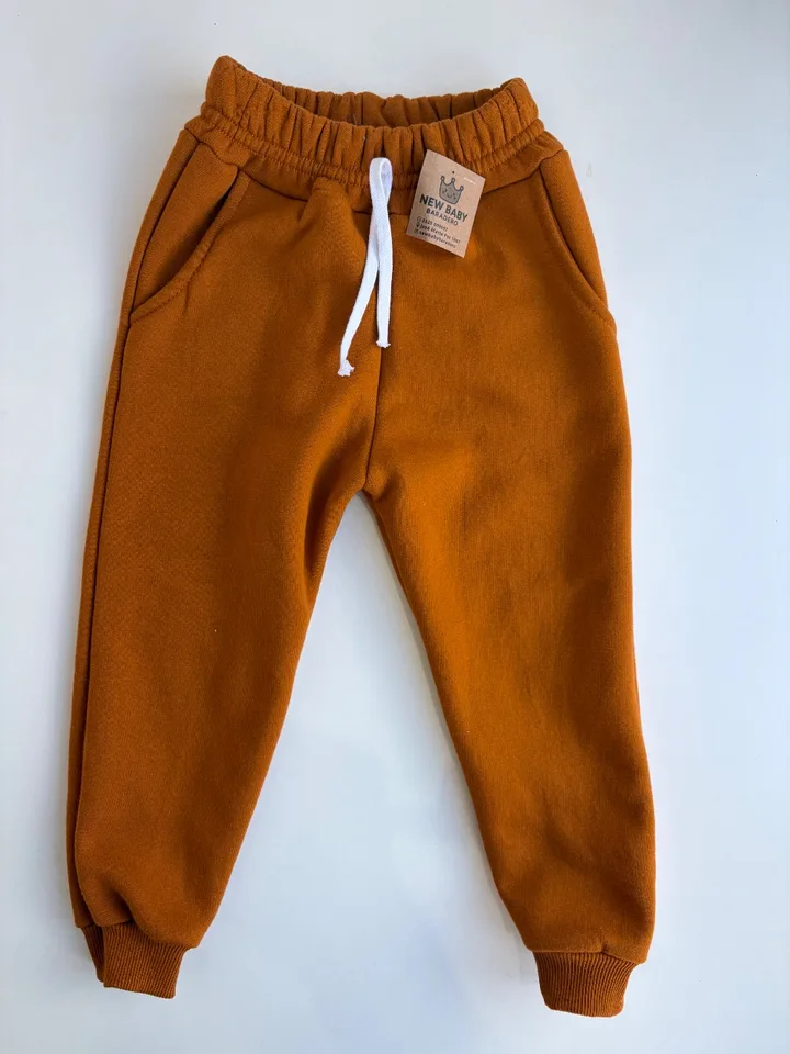 Pantalón ladrillo de algodón