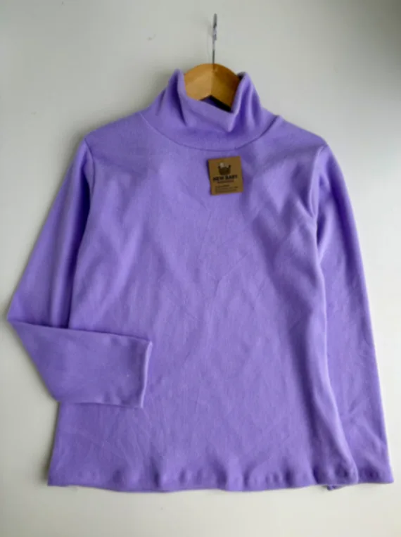 Polera lila de lanilla frisada (copia)
