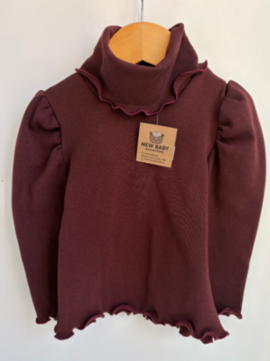 Polera morley bordo