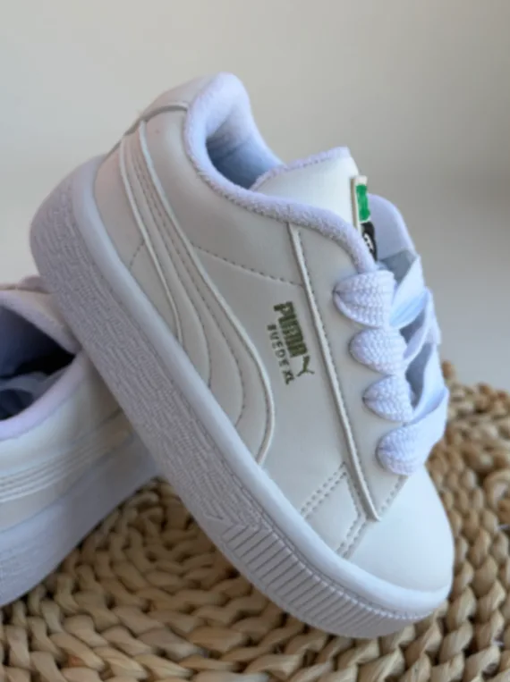 Puma XL suede blancas