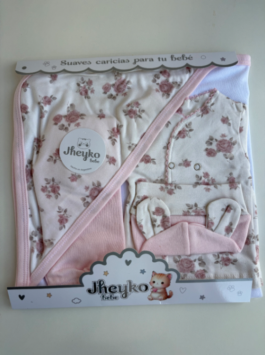 Recibidor JHEYKO rosa bebe flores 